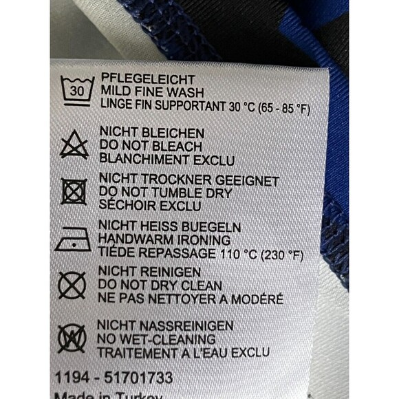 Bogner First Base Layer Size XS Snowflake Long Sleeve Black Blue‎ Ski Snowboard - Picture 12 of 13